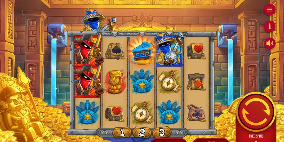 3 Wildos slot by Thunderkick