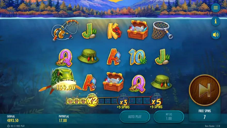 Bass Hunter Hunter respin banked value