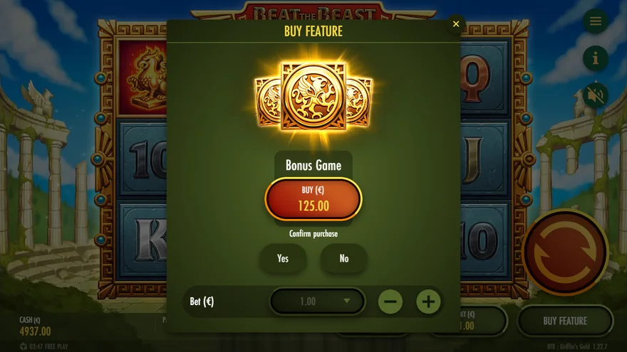 Griffin's Gold Bonus Game buy 125x