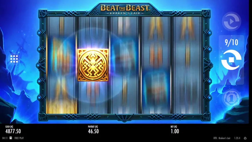 Kraken's Lair free spins emblem drop