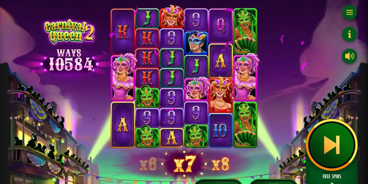 Carnival Queen 2 slot by Thunderkick