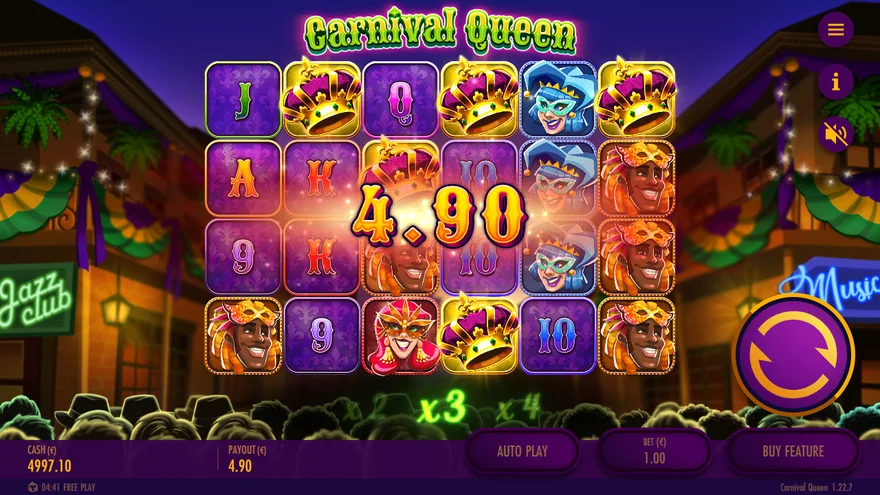 Carnival Queen crown win at x3