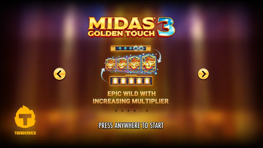 Midas Golden Touch 3 Epic Wild multiplier