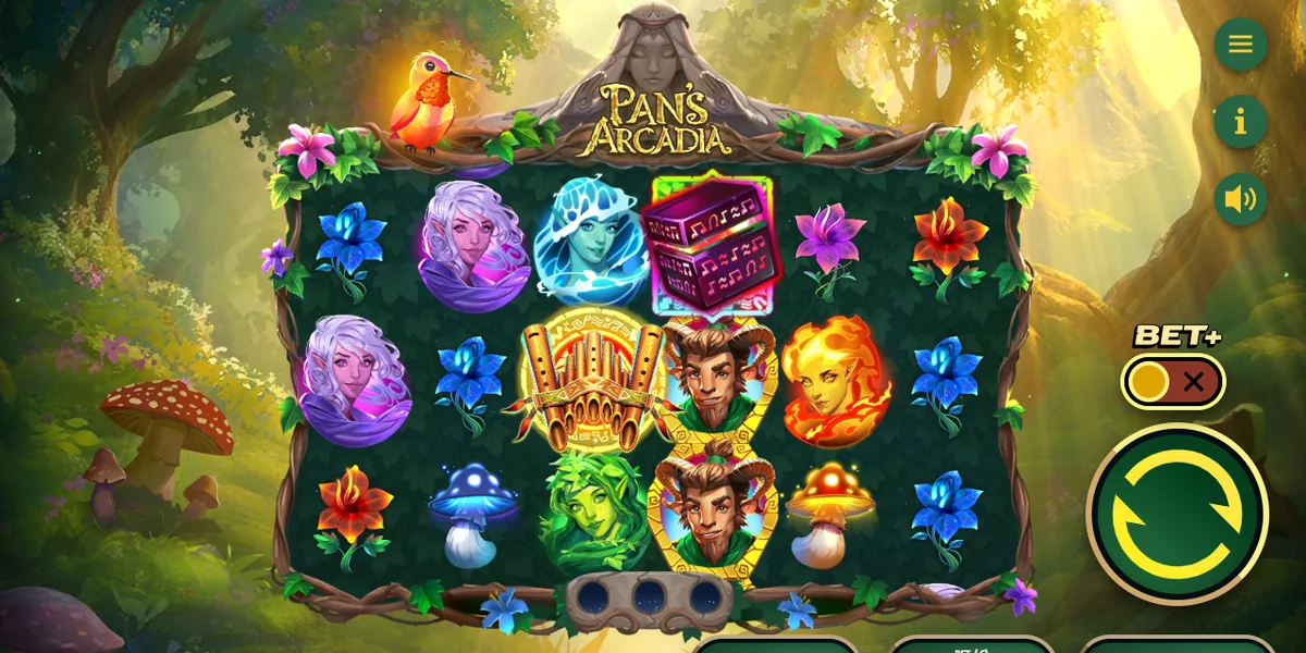 Pan's Arcadia slot by Thunderkick