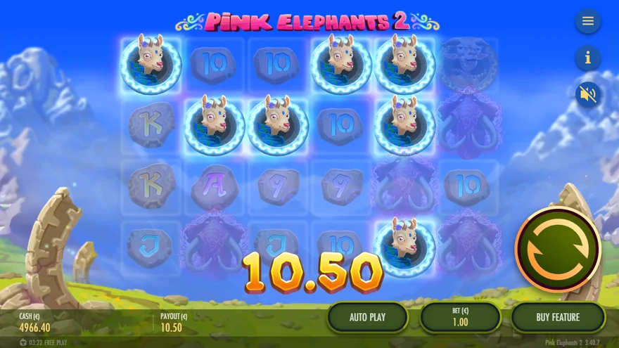 Pink Elephants 2 white goat way win