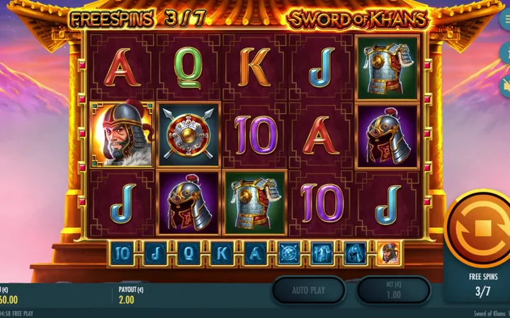 Sword of Khans slot by Thunderkick