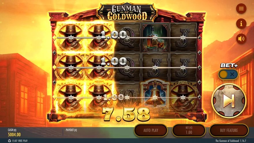 The Gunman of Goldwood Duel expanded reels