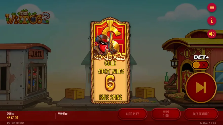 The Wildos 2 Random Bonus Gold