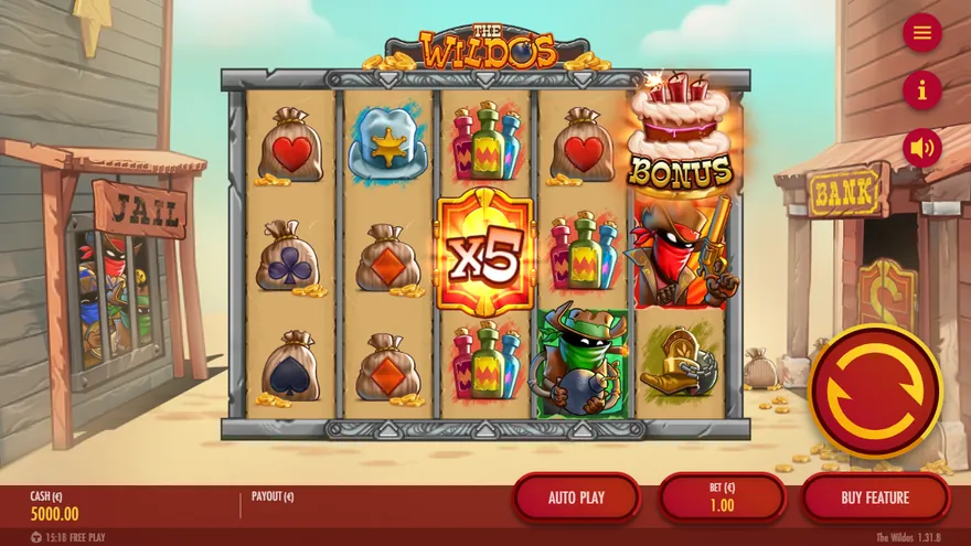 The Wildos slot demo by Thunderkick