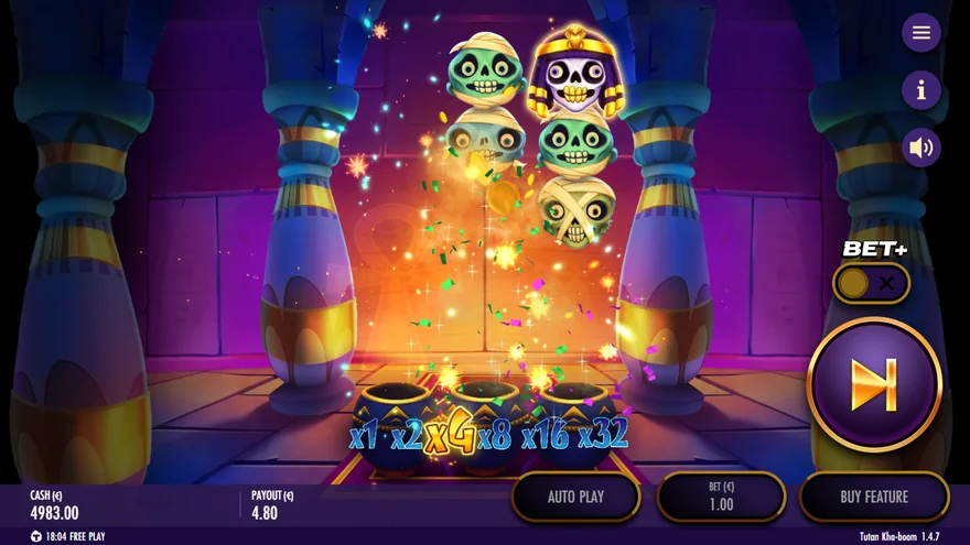 Tutan Kha-boom Avalanche multiplier at x4