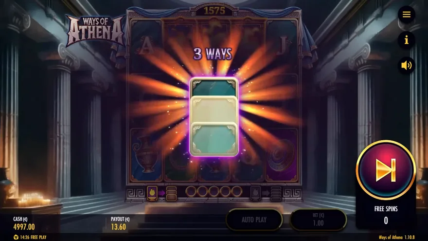 Ways of Athena meter three ways upgrade